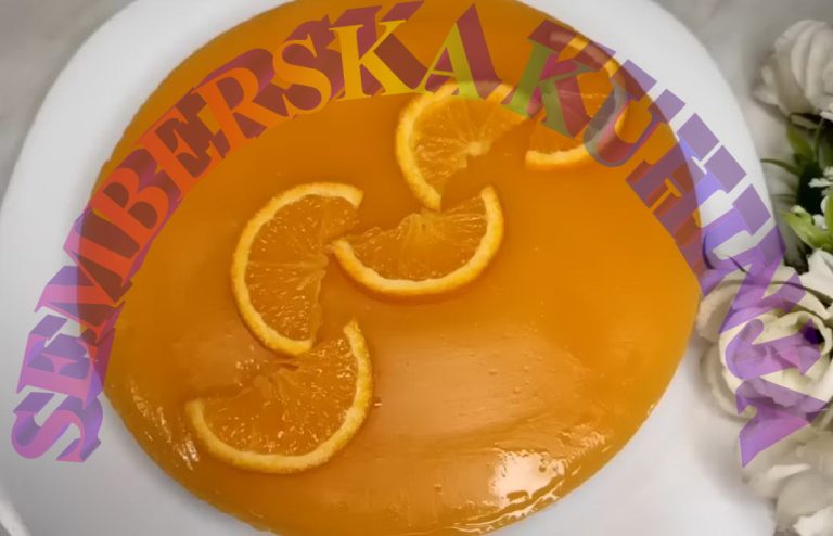 Posna torta sa ukusom pomorandže