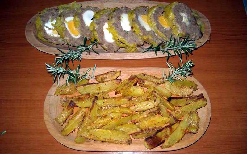 ROLAT ČUPAVAC SA KROMPIROM U PREZLAMA