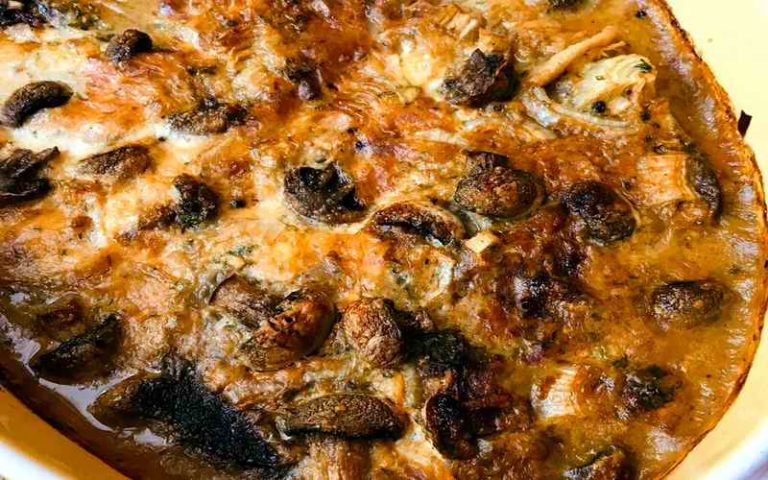 ZAPEČENE ŠNICLE SA ŠAMPINJONIMA