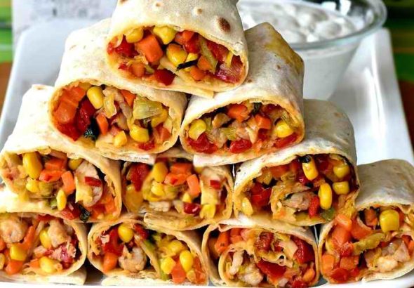 BURITO S MLJEVENIM MESOM