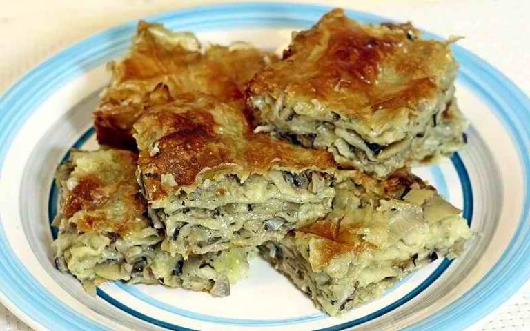 POSNA PITA OD KROMPIRA I GLJIVA