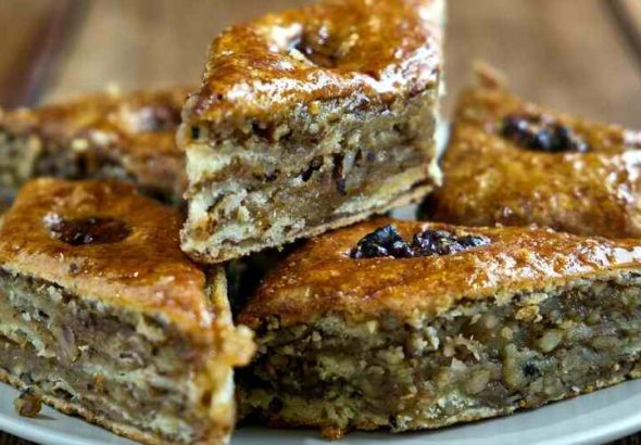 BAKLAVA BEZ KORA S ORASIMA I JOGURTOM