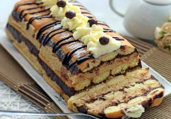 BRZA TORTA SA MLJEVENIM KEKSOM I BANANAMA